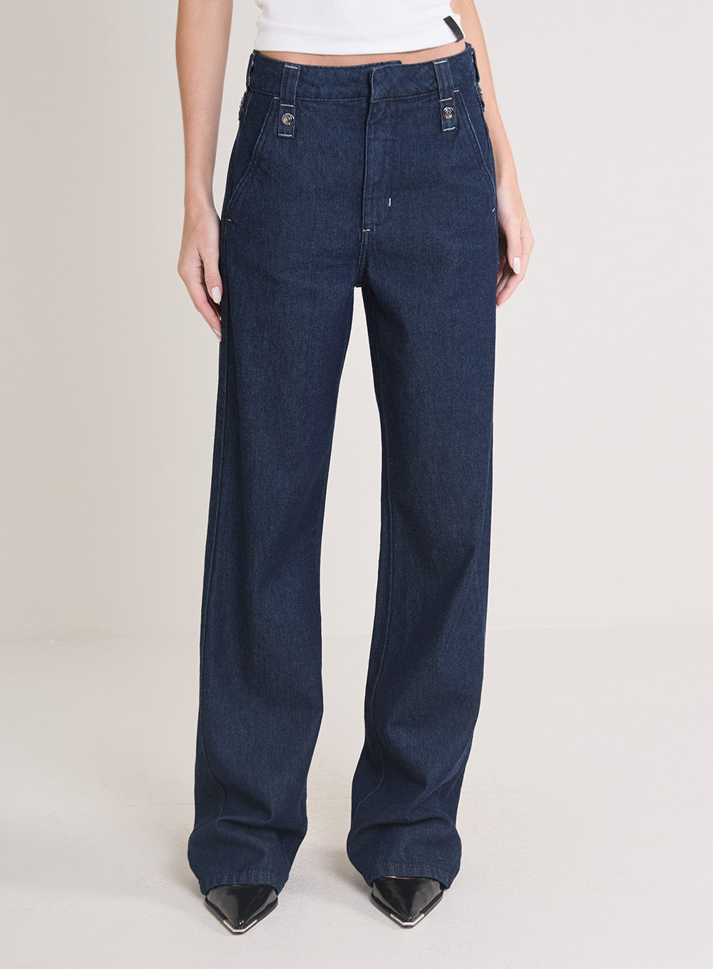 Calça Forum Jeans Feminina Lavagem Escura - Bella