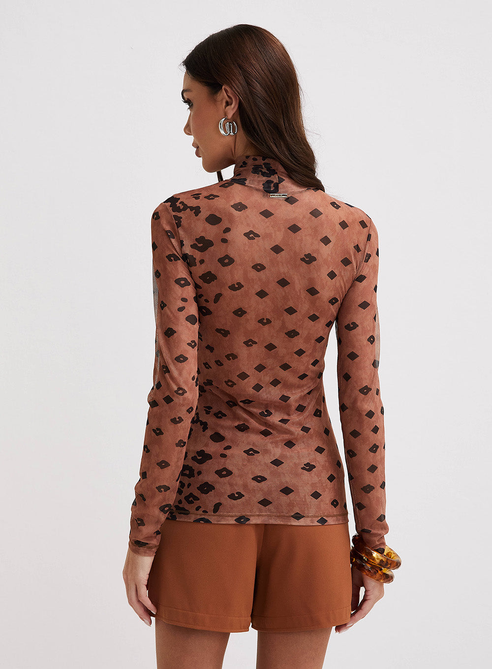 Blusa Forum Tule Justa Estampada