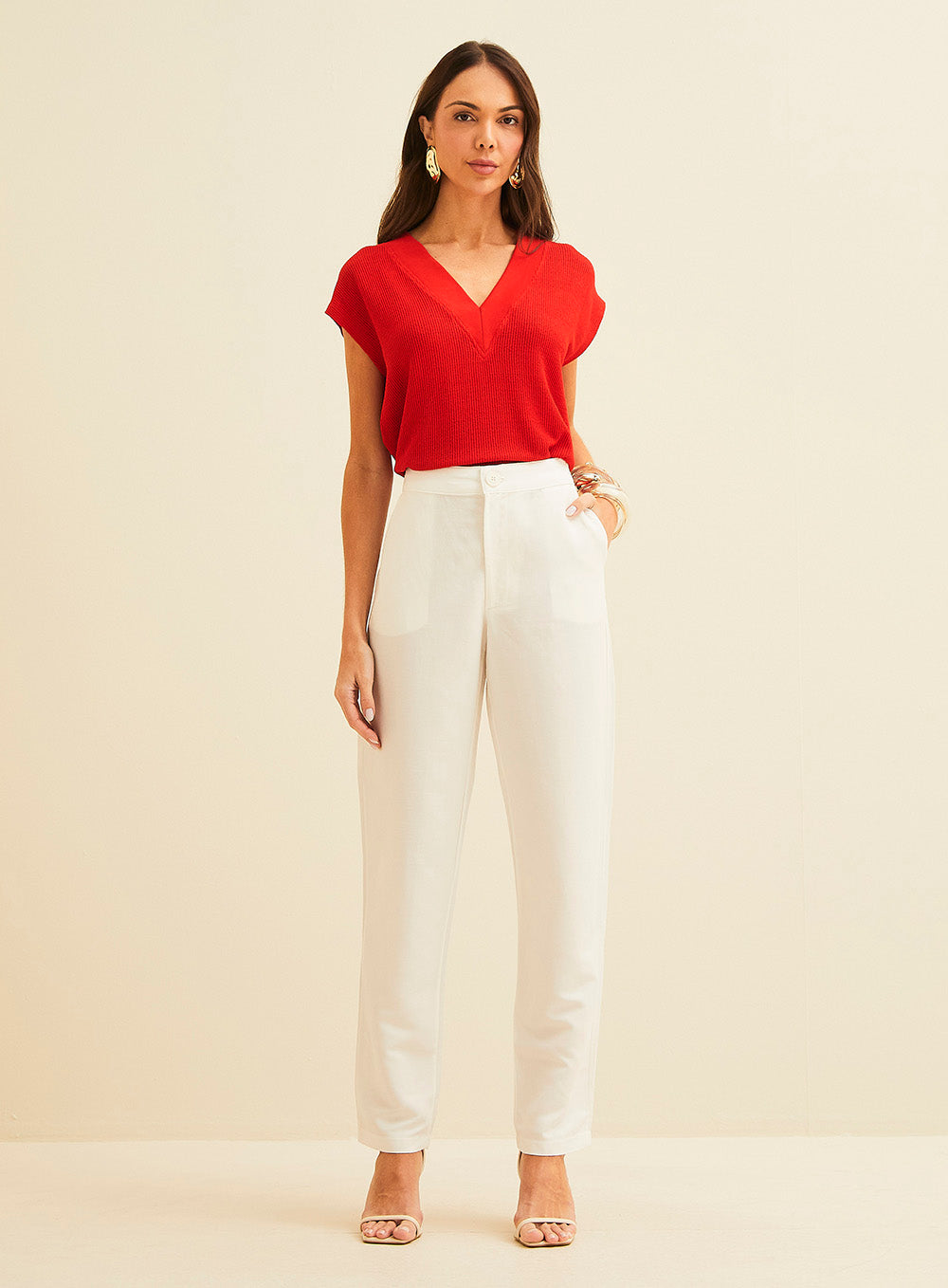 Calça Forum Feminina Em Linho