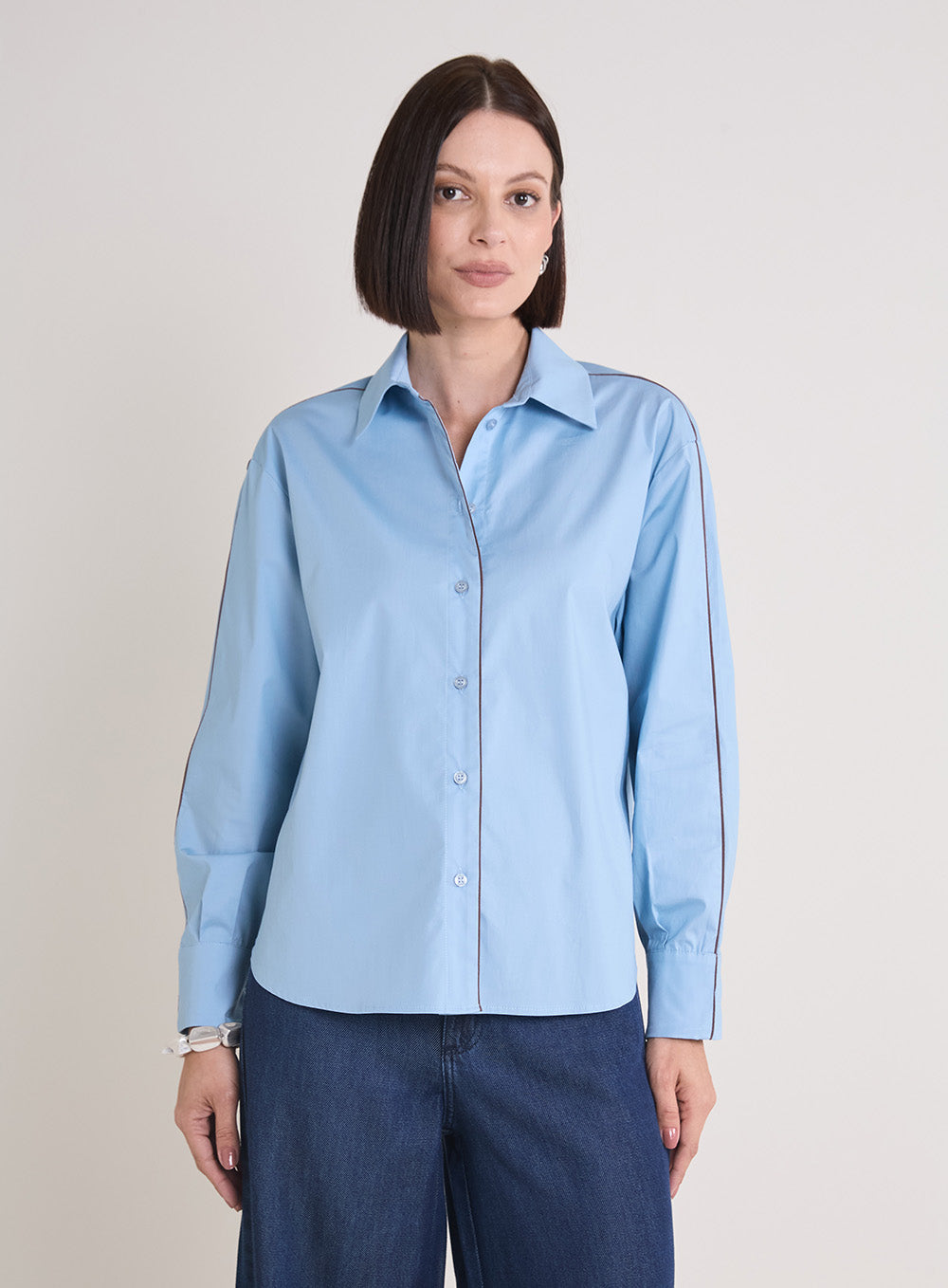 Camisa Forum Alfaiataria Feminina Reta