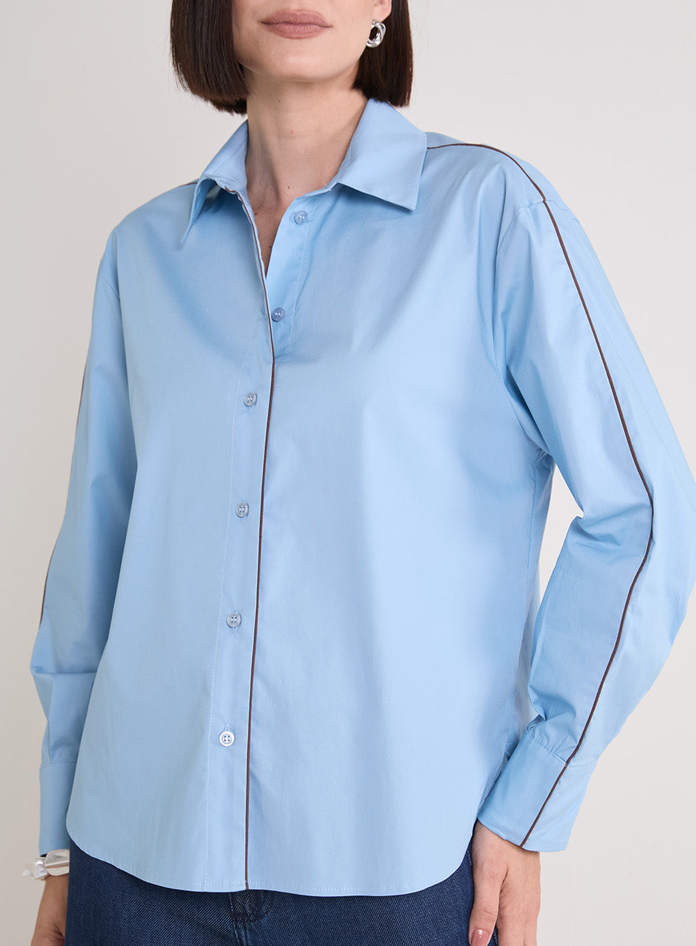 Camisa Forum Alfaiataria Feminina Reta