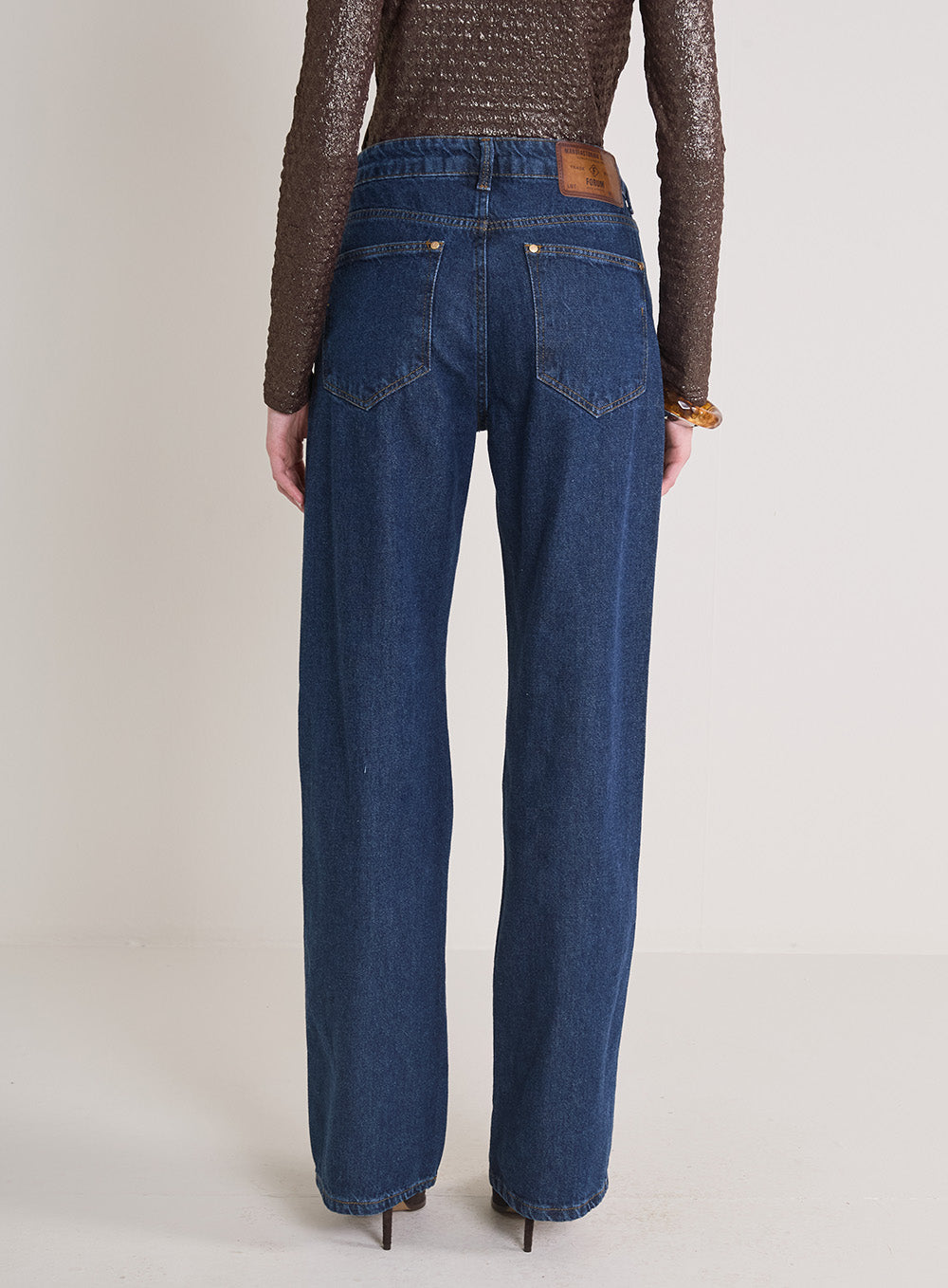 Calça Forum Jeans Feminino Wide Leg Raquel